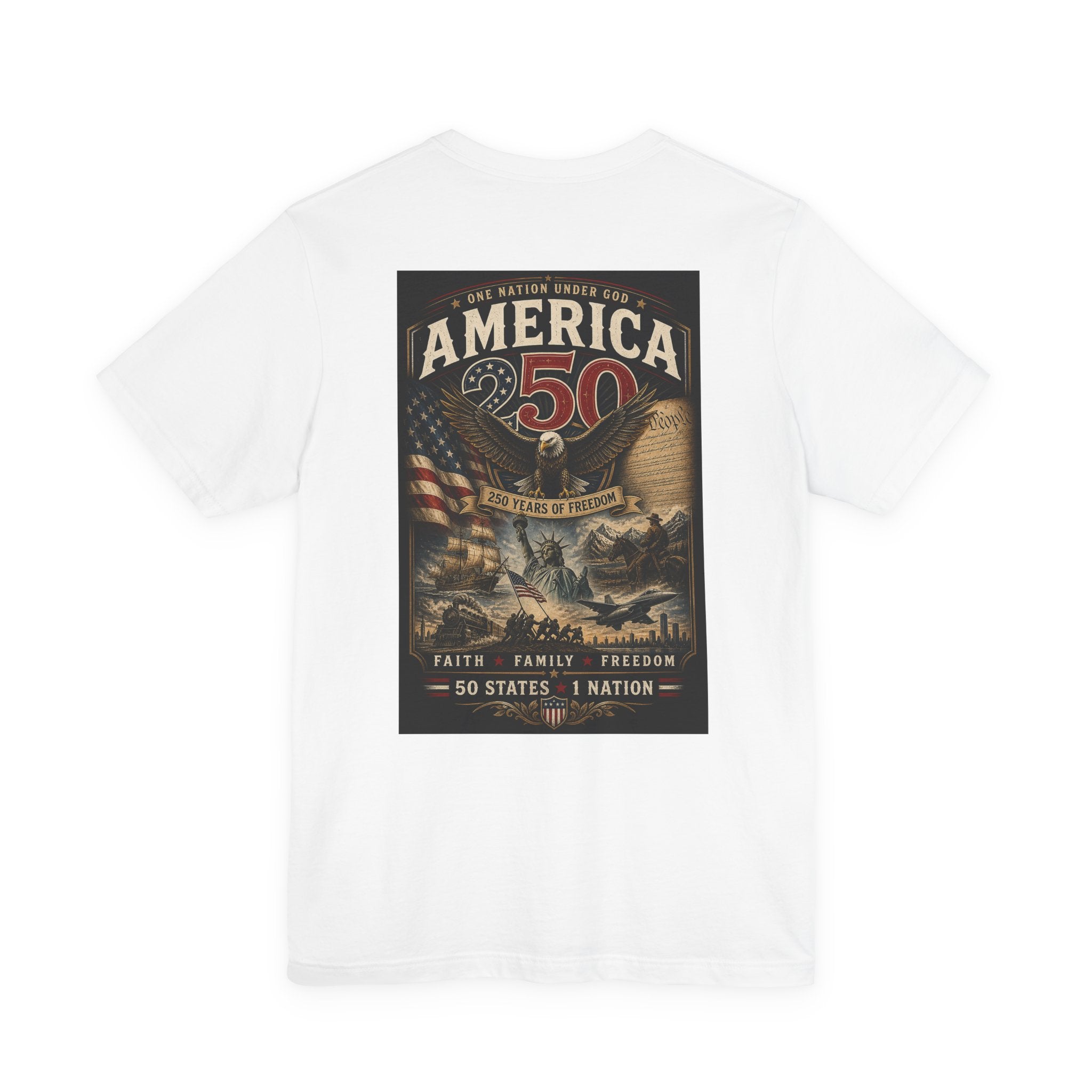 America 250th Anniversary Tee — 250 Years of Liberty Patriotic T‑Shirt