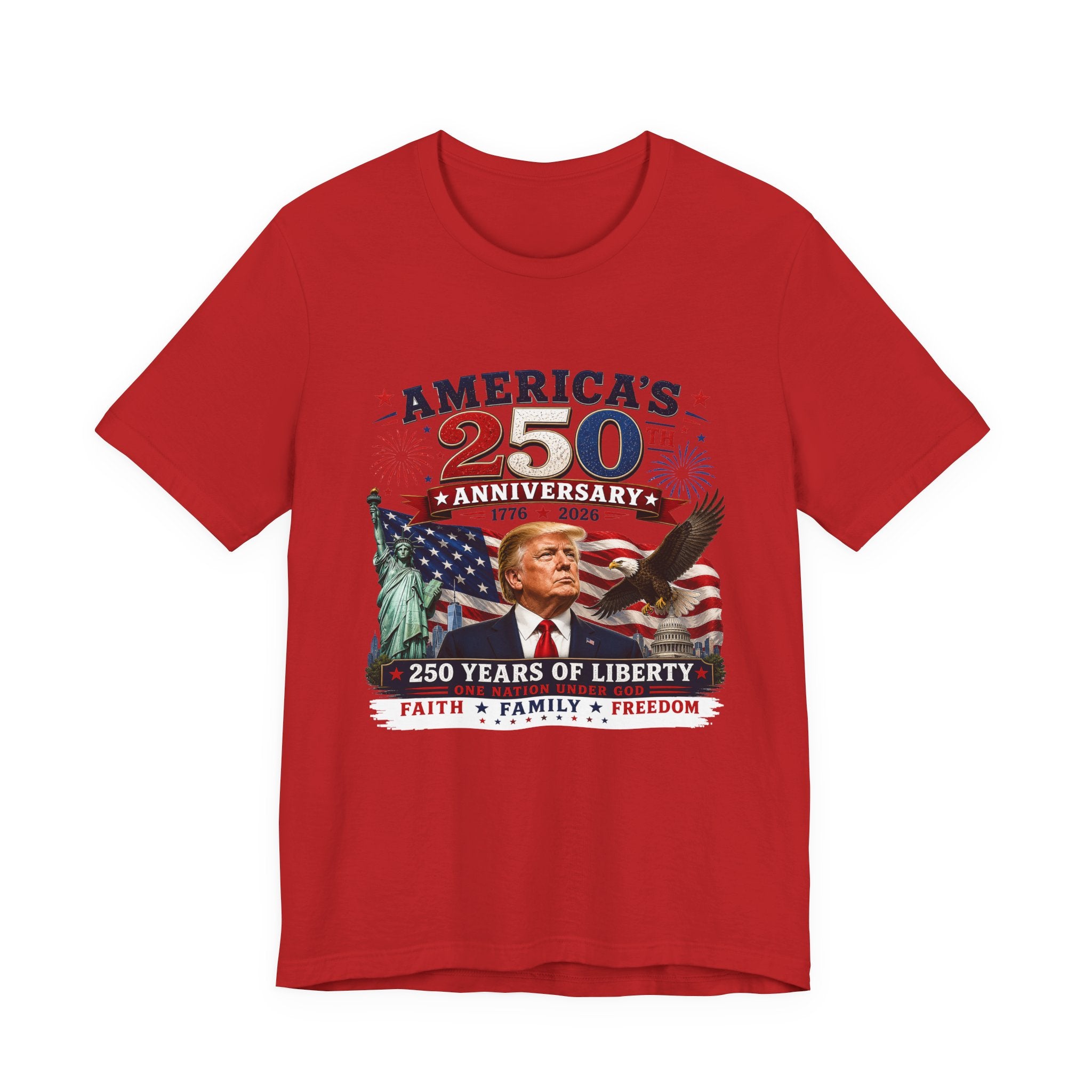 America 250th Anniversary Tee — 250 Years of Liberty Patriotic T‑Shirt